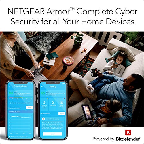 NETGEAR Orbi Whole Home Mesh WiFi System (RBK13) – Router replacement covers up to 4,500 sq. ft. with 1 Router & 2 Satellites